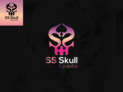 SS Skull Logo| Skull Logo| SS Letter Logo| Brand new