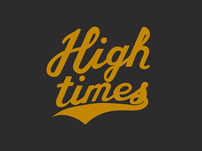 high times branding design illustration nashville