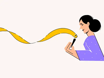 welcome back character flat graphic illustration illustration art