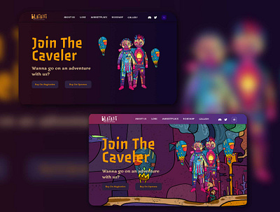 Blatant NFT Project crypto design graphic design illustration landingpage motion graphics nft ui website