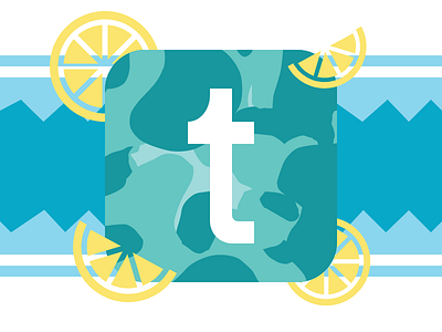 The NEW Tumblr App Icon app illustration vector
