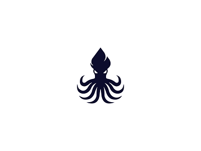 Squid animal logo logo design octopus squid