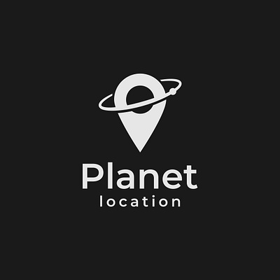 Planet Location logo concept brand identity branding comet design gps illustrator location logo logo design minimalist planet typography vector wordmark