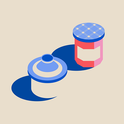 Jam & Butter Bell butter digital illustration food illustration illustration jam