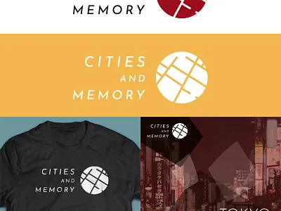 Cities and Memory branding branding design graphic design illustration logo typography vector
