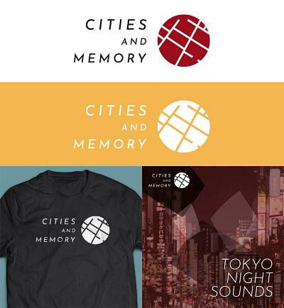 Cities and Memory branding branding design graphic design illustration logo typography vector