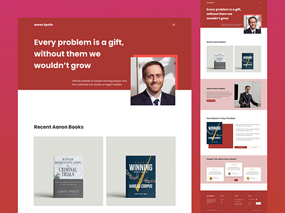 Spolin Law 2022 artistic branding clean design elegant graphic design home page illustration landing page law logo minimalistic prototype red spolin law ui design uiux designer web design website