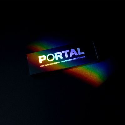 Portal Packaging brand identity branding design graphic design logo packaging packaging design packaging photography product design product photography psychedelic vape