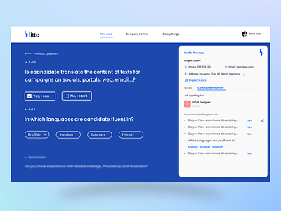 Litto - CV Validation 2 branding design minimal ui uidesign uiux ux uxdesign