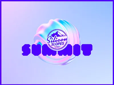 Silicon Slopes Summit Logo branding conference branding conference logo event branding event logo logo mountain silicon slopes silicon valley