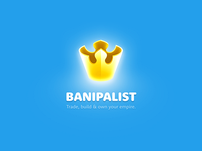 Banipalist Game (Catan) app branding catan crown cute game game logo gamelogo icon illustration lettering logo logotype metaverse mobile mobile app mobile game title ui ux