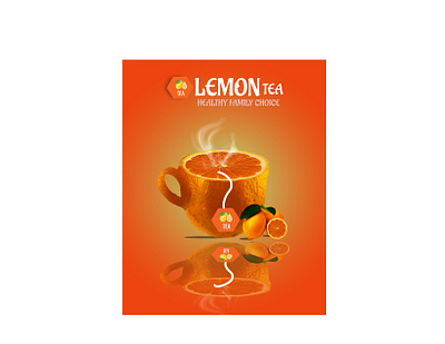 Lemon tea flyer/banner branding design graphic design illustration logo vector