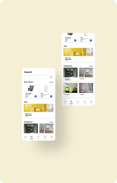 Search Page Redesign ui