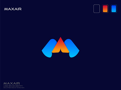 Maxair Brand Identity Design, Airlines Logo airlines logo best shot branding creative logo dribble shot logo logo brand identity logo branding logodesign logodesigner logomark logos ma letter logo maxair logo branding plane travel agency travel logo