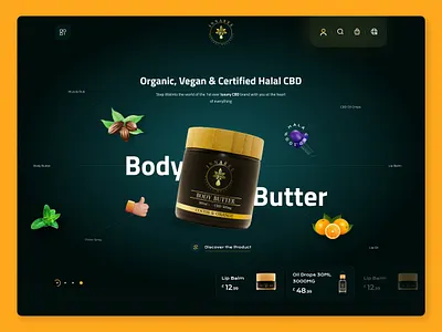 CBD home page design cbd cbd landing page cbd oil website cbd website interaction design landing page tonmoy khan web design