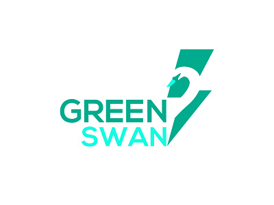 Green Swan Logo branding design graphic design illustration logo typography vector