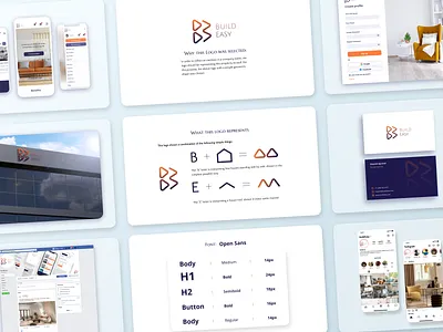 BuildEasy Branding Package brand identity brand sign branding business design identity logo logo design logotype marketing packaging smm startup