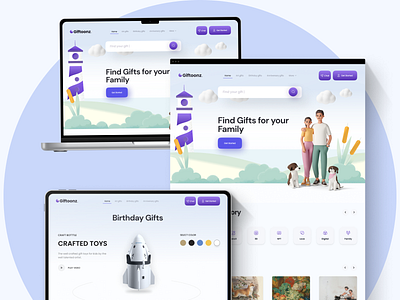 UX Case Study - Giftoonz 3d branding design illustration ui ux