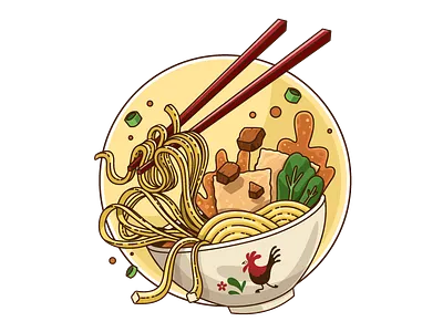 Authentic Chicken Noodle chicken chicken noodle food indonesia noodle