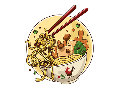 Authentic Chicken Noodle chicken chicken noodle food indonesia noodle