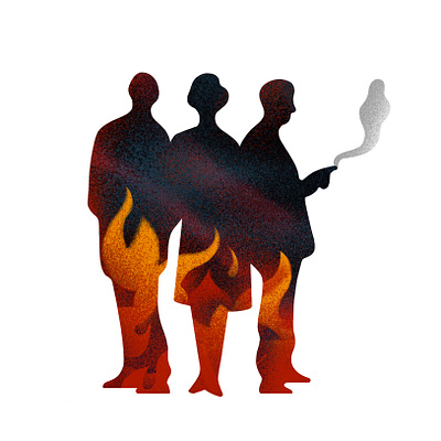 ‘What is freedom?’ editorial fire freedom graphic illustration meaning minimal people philosophy smoke texture