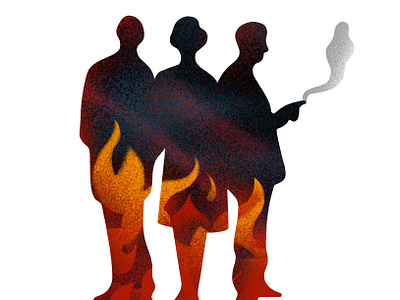 ‘What is freedom?’ editorial fire freedom graphic illustration meaning minimal people philosophy smoke texture