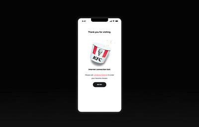 Error Page 404 page branding dailyui error page kfc ui ui designer