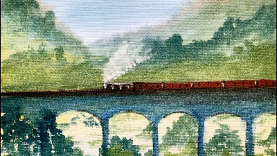 Watercolour painting art graphic design home decor illustration painting