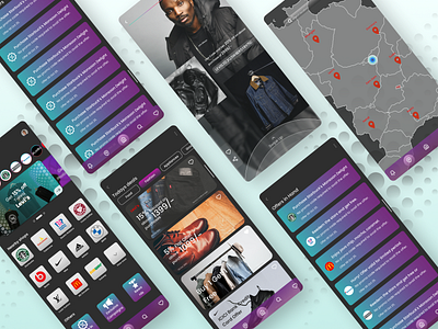 App Design which shows the nearest Discount Shop. figma productdesign user experience ux designer