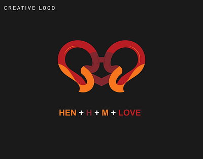 Hen + H + M + Love creative logo Design art brand branding creative logo design designs graphic design graphic design service graphic designer graphics henlogo logo logo designer logo designs logo market logodesign logos logotype monogram needalogo