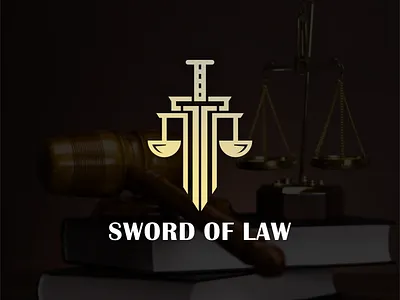 sword of law logo concepts branding design graphic design illustration logo motion graphics typography ui ux vector