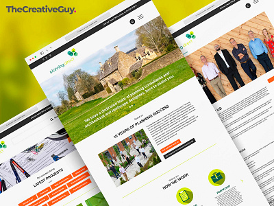Responsive website design for Planning Direct - The Creative Guy branding design graphic design responsive website ui ux website website design