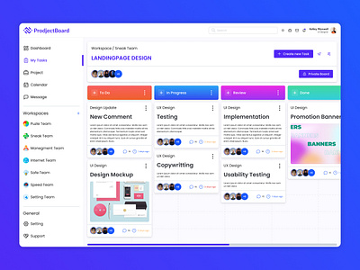 CRM / SaaS / Task Manager App / Dashboard / Light mode crm dashboard figma light mode saas ui ux