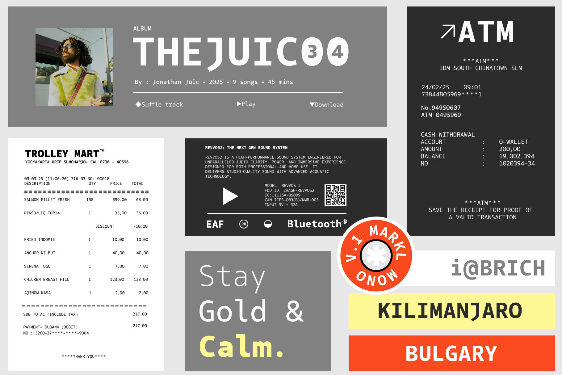 Example of Custom Typeface Service