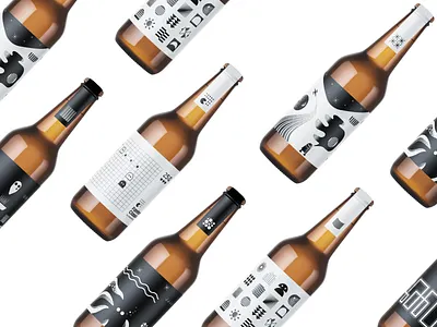 Ghost Beer Packaging beer beer art beer bottle beer can beer label beer packaging black and white bottle branding brewery craft beer craftbeer drink ghost label packaging