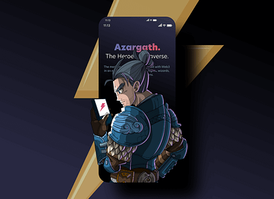 Landing page web design for Heroes of the Metaverse branding concept design illustration logo mobile responsive storytelling ui ux vector web design