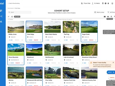 Cohort Setup Dashboard cohort setup dashboard design graphic design grid list list ui uigrid