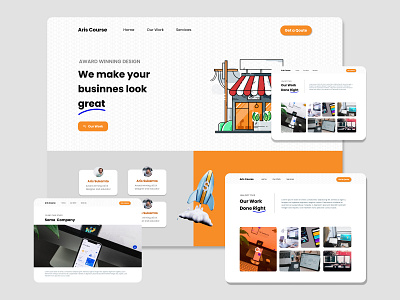 Aris Course UI/UX Design branding design ui