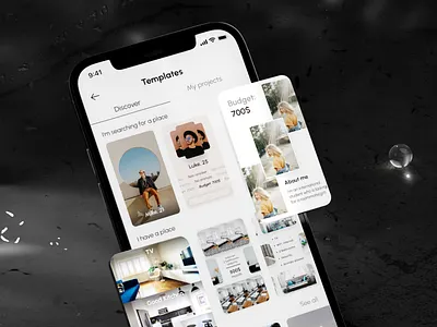 RealMate mobile app 3d app ex researsh mobile mobile app ui uiux ux