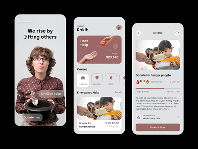 Donation App Design