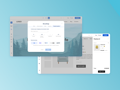 Website Builder Platform design figma material design ui ui design ux ux design