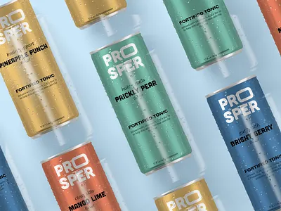 Tonic Branding Concept - PROSPER branding design graphic design illustration logo print design vector