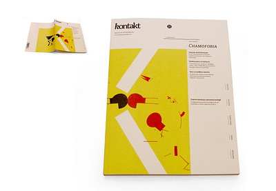 'Kontakt' magazine - editorial design design editorial design graphic design logo typography