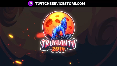 Custom Logo Intro for Twitch #2 animation branding design graphic design illustration logo