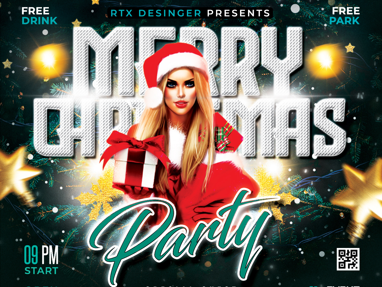 Christmas Flyer by RTXdesinger99 on Dribbble