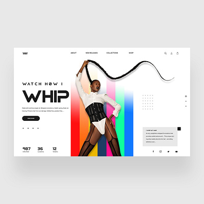 Whip Web Ui Design Concept design graphic design illustration logo photography ui ui design ux ux design web design