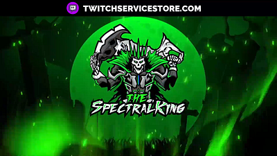 Custom Logo Intro for Twitch #4 animation branding design graphic design illustration logo motion graphics