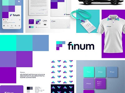 Finum branding accounting blank branding business car cards design finance finum gedas meskunas glogo icon illustration logo square stationery stylescape tax tshirt vector