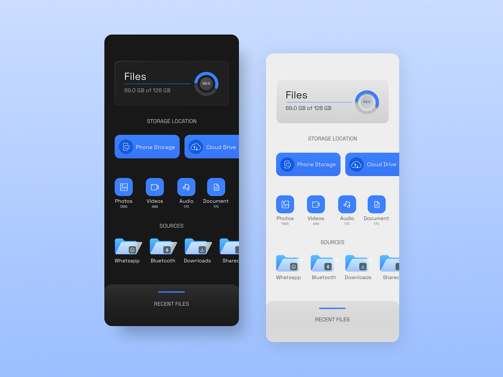 File Manager by MohdShan on Dribbble