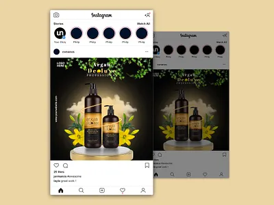 Deluxe Social Media Banner | Social Media Post Design ad advertiging bottle branding cover deluxe design facebook ad facebook post flyer graphic design instagram ad instagram post shot social media ad banner social media banner social media post design tmeplate web banner